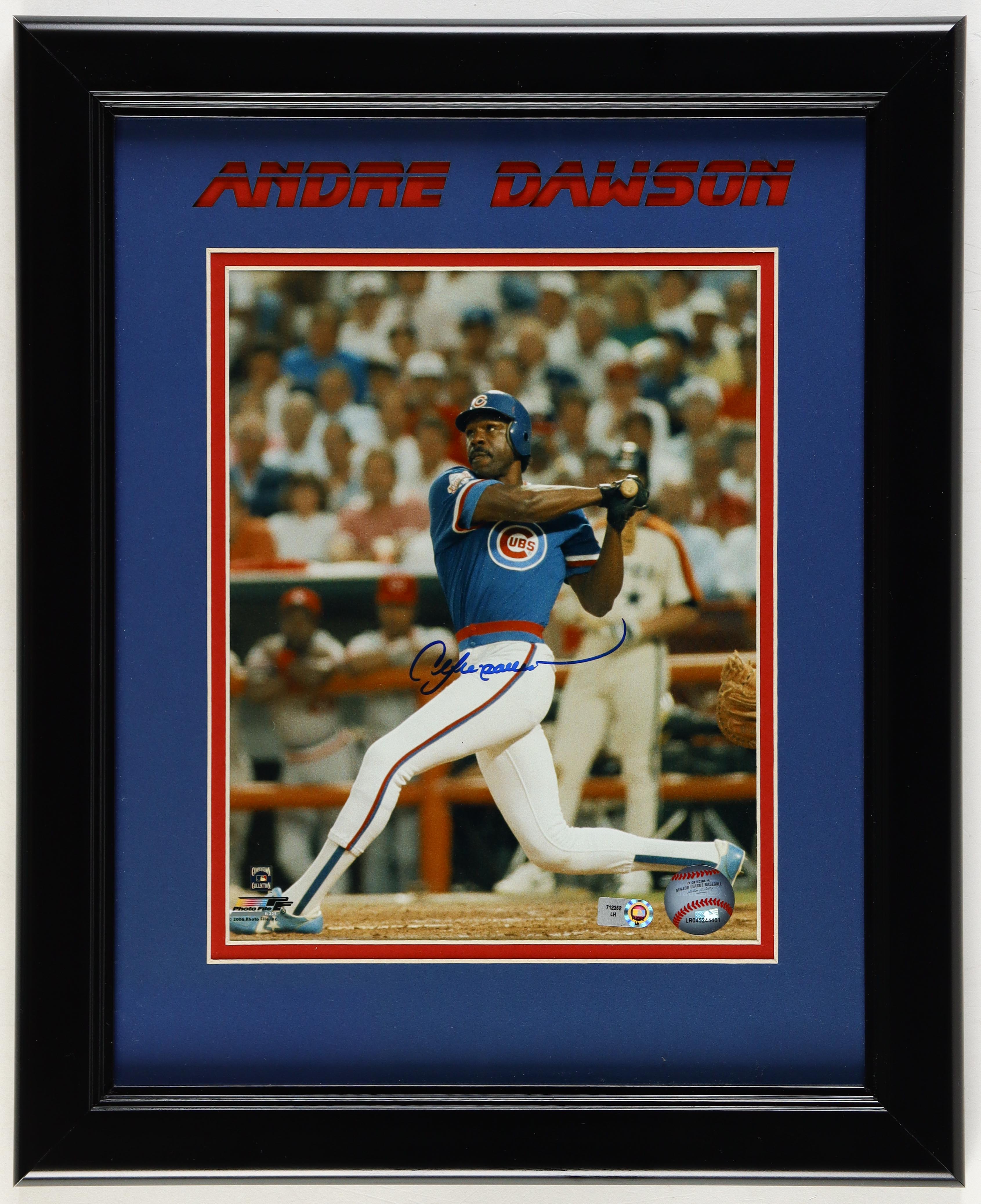 Andre Dawson Signed Cubs Custom Framed Photo (MLB) at PristineAuction.com Andre Dawson Signed Cubs Custom Framed Photo (MLB) at PristineAuction.com