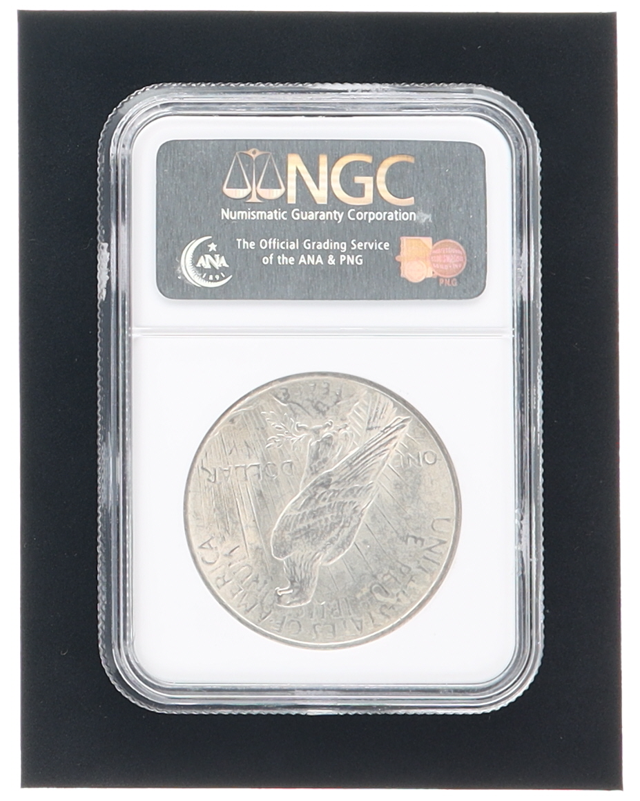 1922-S Peace Silver Dollar - Great Montana Collection (NGC MS63) at PristineAuction.com 1922-S Peace Silver Dollar - Great Montana Collection (NGC MS63) at PristineAuction.com