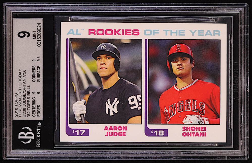 2018 TOPPS THROWBACK THURSDAY 大谷翔平RC rc