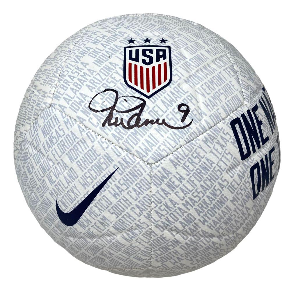 Mia Hamm Signed Team USA Nike Soccer Ball (Beckett) at PristineAuction.com Mia Hamm Signed Team USA Nike Soccer Ball (Beckett) at PristineAuction.com