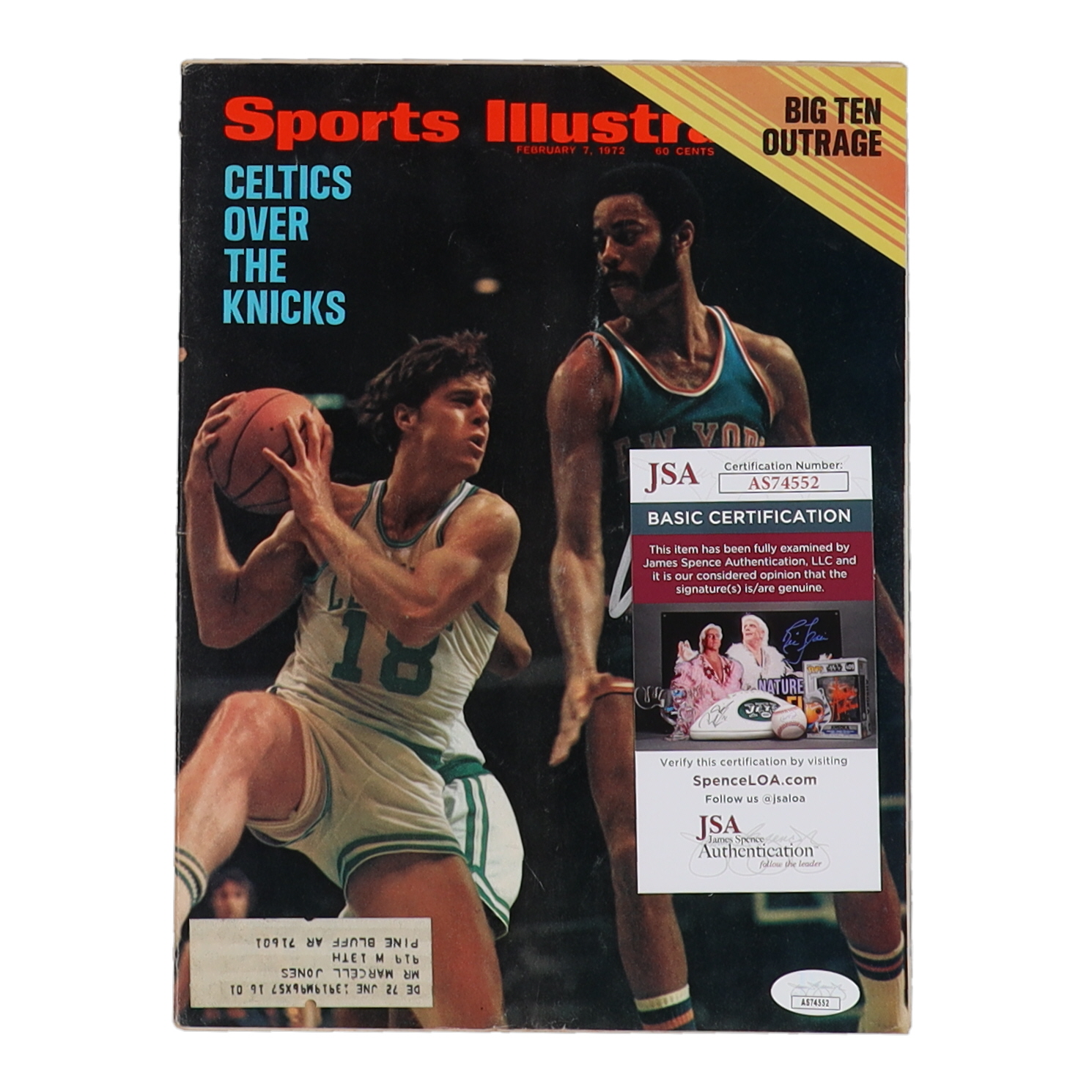 Walt Frazier Signed 1972 Sports Illustrated Magazine (JSA) at PristineAuction.com Walt Frazier Signed 1972 Sports Illustrated Magazine (JSA) at PristineAuction.com
