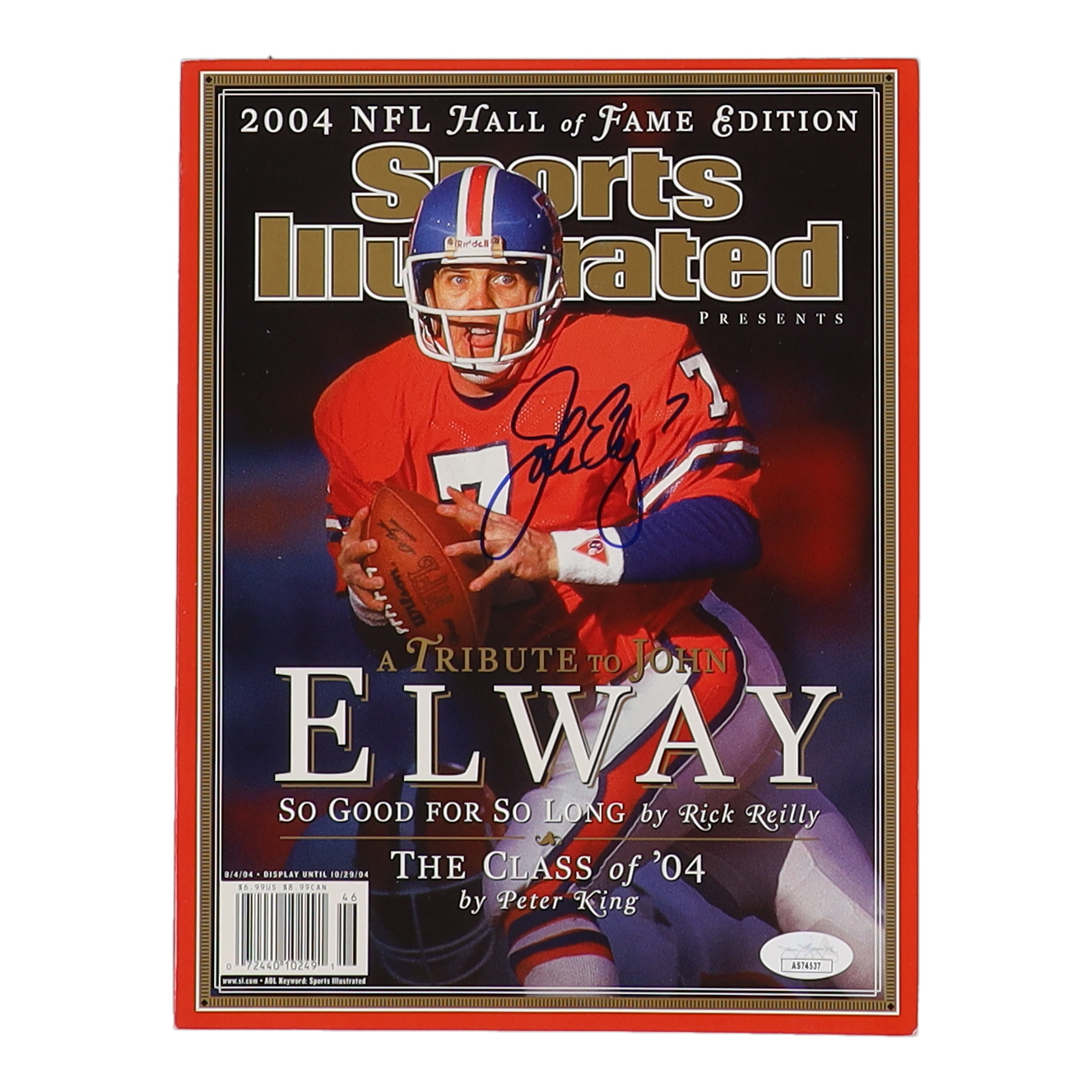 John Elway Signed 2004 Sports Illustrated Full Magazine (JSA) at PristineAuction.com John Elway Signed 2004 Sports Illustrated Full Magazine (JSA) at PristineAuction.com