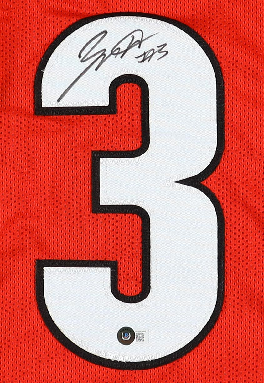 Zamir White Signed Jersey (Beckett) at PristineAuction.com Zamir White Signed Jersey (Beckett) at PristineAuction.com