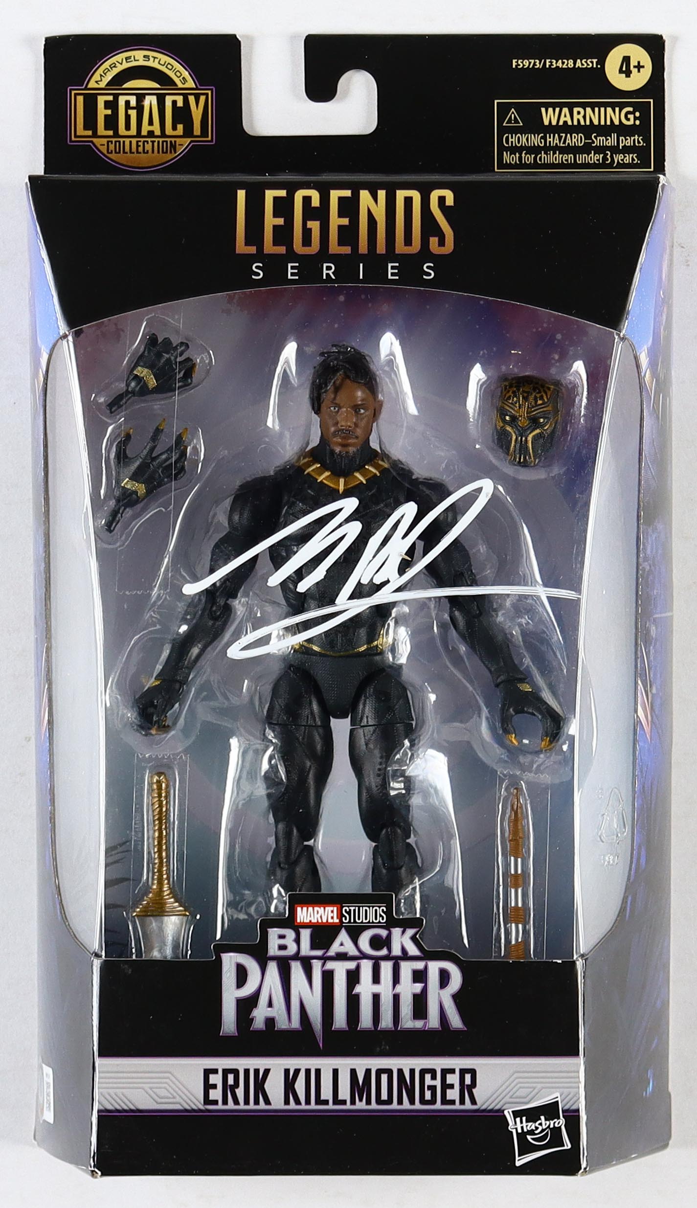 Michael B. Jordan Signed Marvel "Black Panther" Legends Series Erik Killmonger Figure (Beckett) at PristineAuction.com Michael B. Jordan Signed Marvel "Black Panther" Legends Series Erik Killmonger Figure (Beckett) at PristineAuction.com