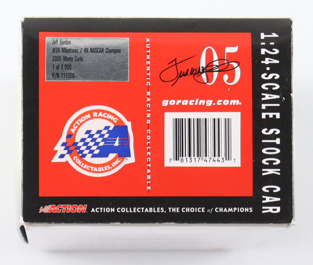 Jeff Gordon 2005 Action LE #24 Milestones / 4x Nascar Champion 1:24 Diecast Car at PristineAuction.com Jeff Gordon 2005 Action LE #24 Milestones / 4x Nascar Champion 1:24 Diecast Car at PristineAuction.com