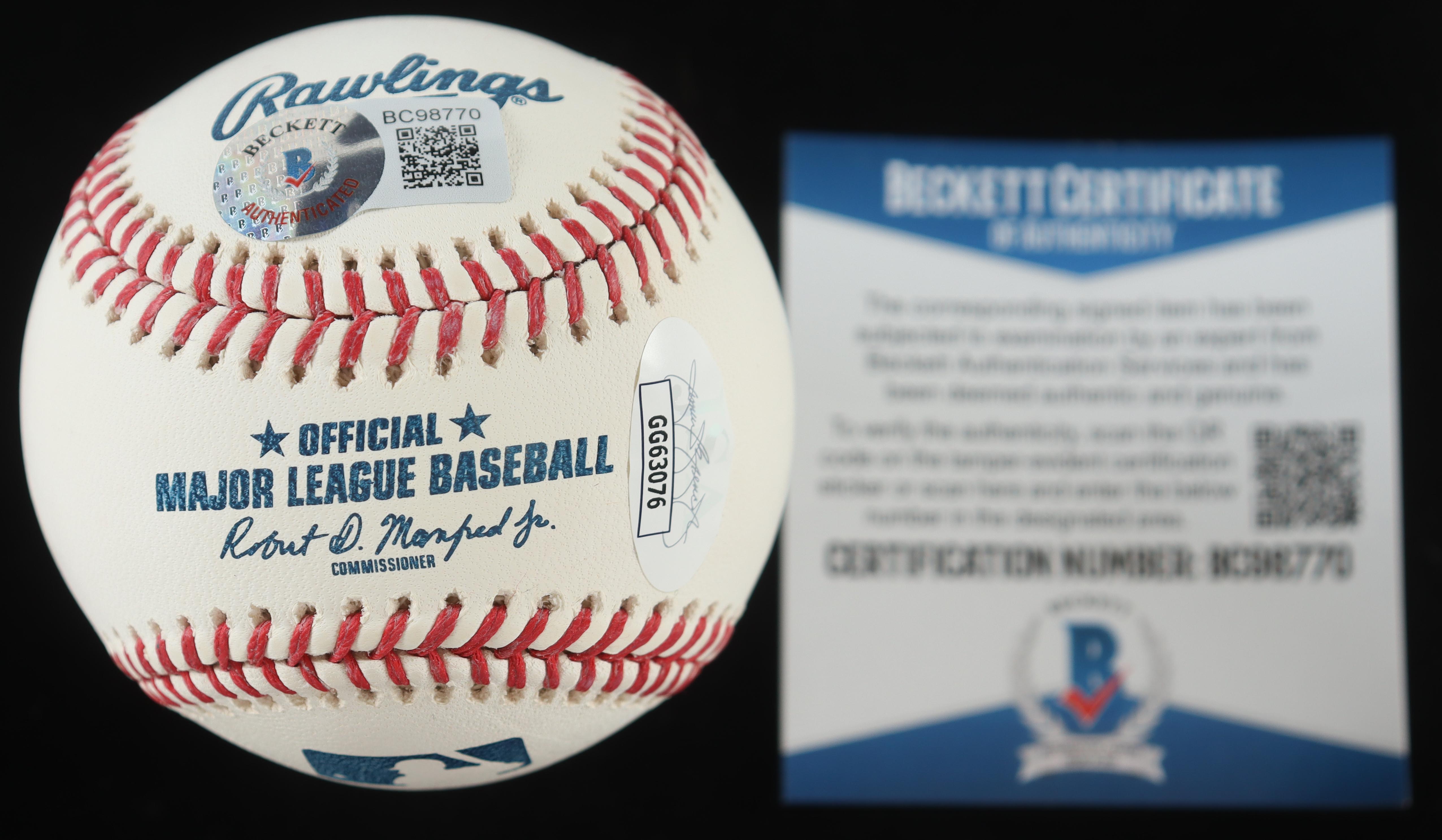 Juan Soto Signed 2019 World Series Logo Baseball (JSA & Beckett) at PristineAuction.com Juan Soto Signed 2019 World Series Logo Baseball (JSA & Beckett) at PristineAuction.com