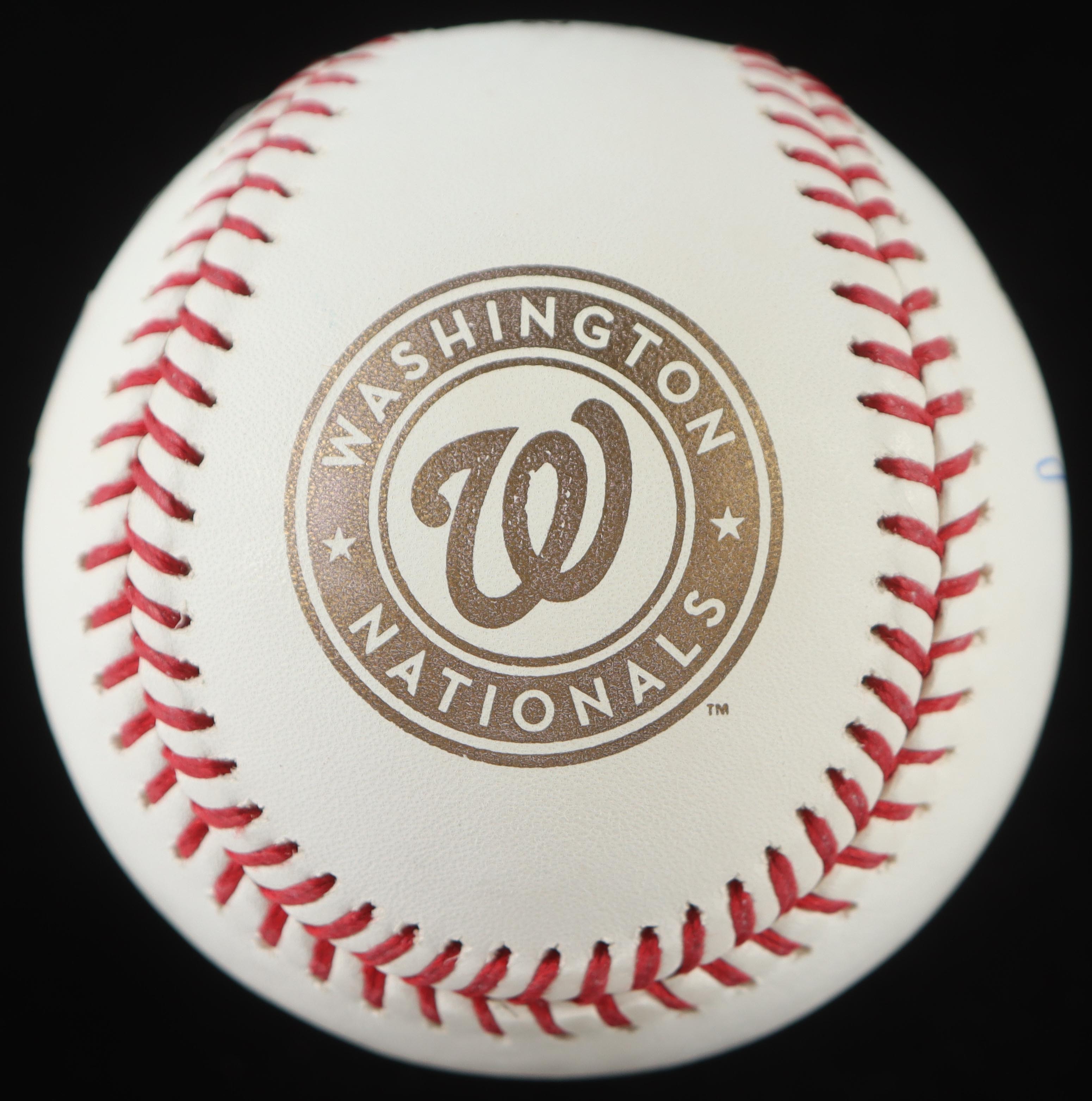Juan Soto Signed 2019 World Series Nationals Logo Baseball (JSA) at PristineAuction.com Juan Soto Signed 2019 World Series Nationals Logo Baseball (JSA) at PristineAuction.com
