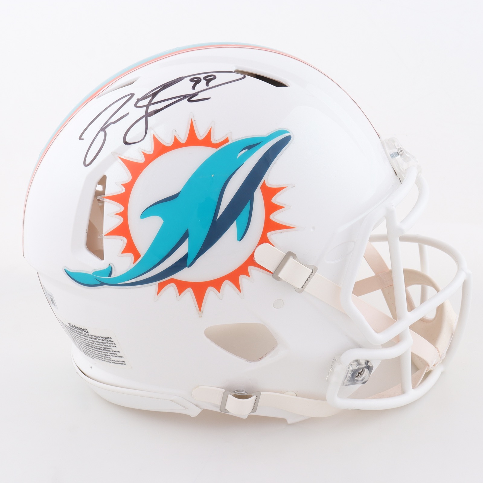 Jason Taylor Signed Dolphins Full-Size Speed Helmet (Beckett) at PristineAuction.com Jason Taylor Signed Dolphins Full-Size Speed Helmet (Beckett) at PristineAuction.com