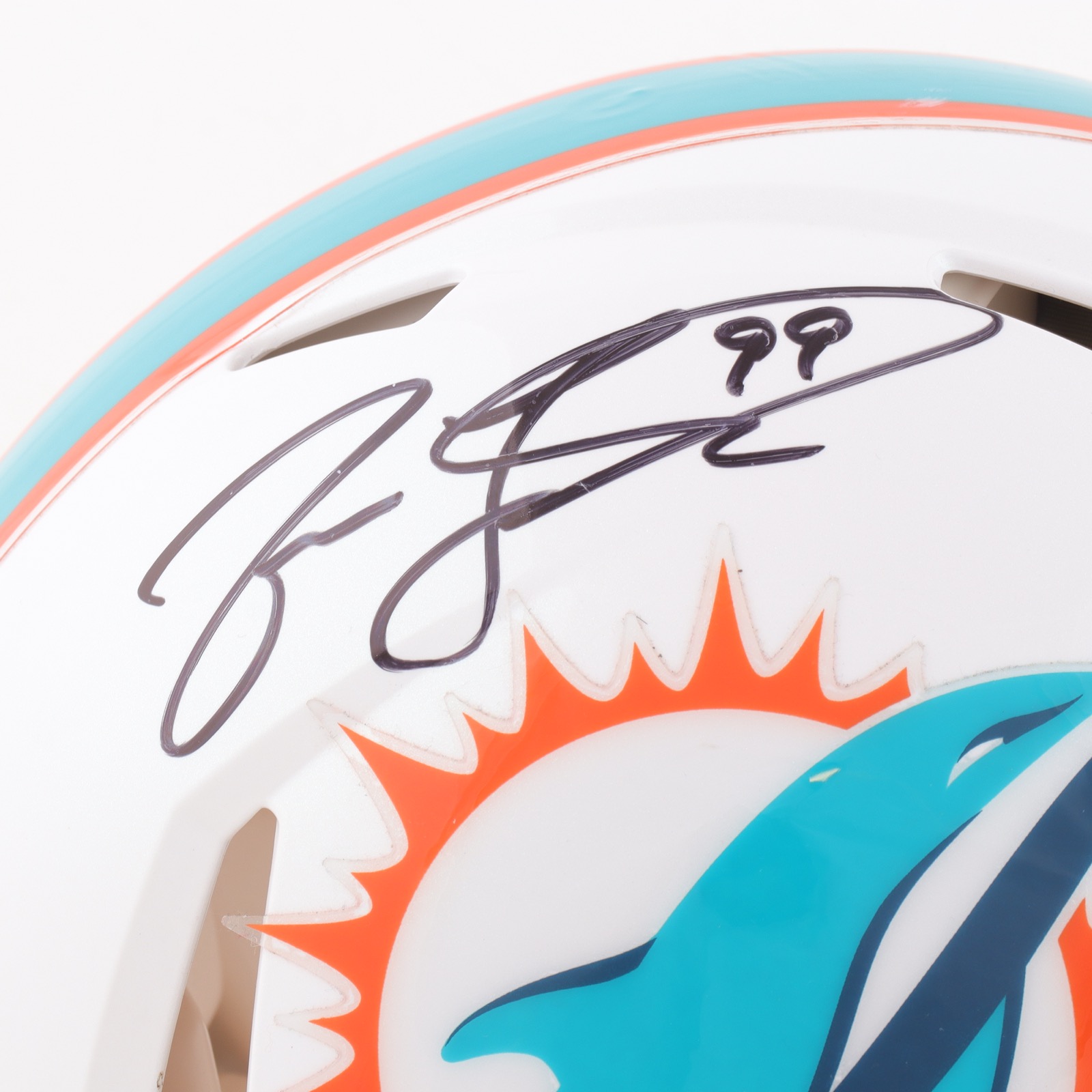 Jason Taylor Signed Dolphins Full-Size Speed Helmet (Beckett) at PristineAuction.com Jason Taylor Signed Dolphins Full-Size Speed Helmet (Beckett) at PristineAuction.com