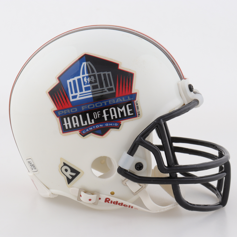 Bobby Mitchell Signed Hall of Fame Logo Speed Mini Helmet Inscribed "HOF '83" (Beckett) at PristineAuction.com Bobby Mitchell Signed Hall of Fame Logo Speed Mini Helmet Inscribed "HOF '83" (Beckett) at PristineAuction.com