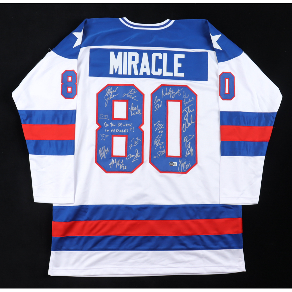 USA Hockey Miracle on Ice 1980 Authentic Royal Blue Adult Hoodie
