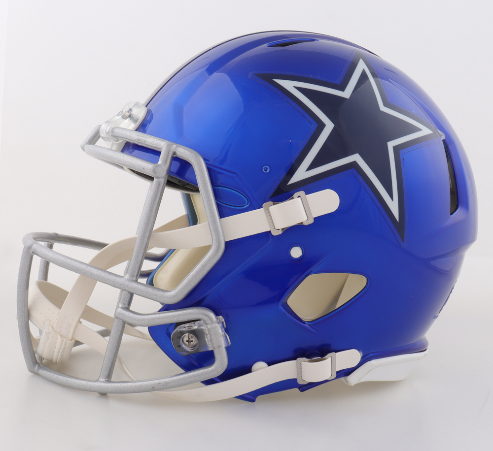 Troy Aikman Signed Cowboys Full-Size Authentic On-Field Flash Alternate Speed Helmet (Beckett & Aikman) at PristineAuction.com Troy Aikman Signed Cowboys Full-Size Authentic On-Field Flash Alternate Speed Helmet (Beckett & Aikman) at PristineAuction.com