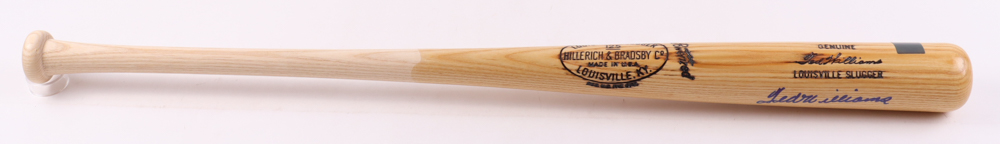 Ted Williams Signed Louisville Slugger Hillerich & Bradsby Baseball Bat (Williams) at PristineAuction.com Ted Williams Signed Louisville Slugger Hillerich & Bradsby Baseball Bat (Williams) at PristineAuction.com