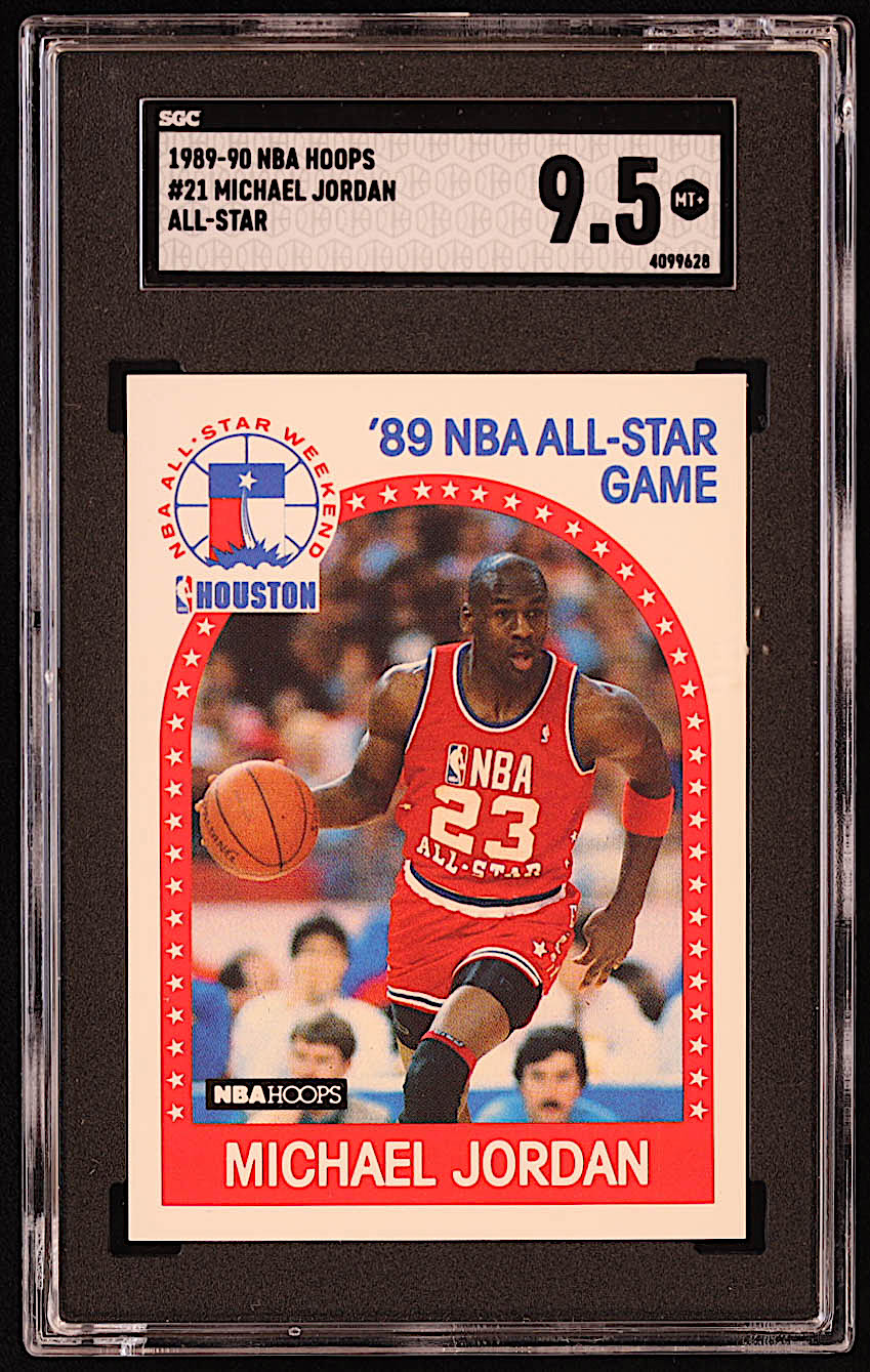 Michael Jordan 1989-90 Hoops #21 AS (SGC 9.5) at PristineAuction.com Michael Jordan 1989-90 Hoops #21 AS (SGC 9.5) at PristineAuction.com