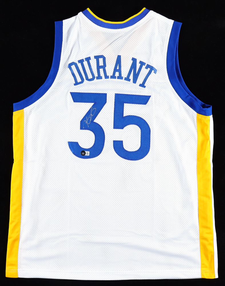 Kevin Durant Signed Jersey (Beckett) Pristine Auction