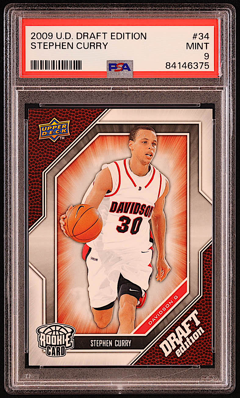 Stephen Curry 2009-10 Upper Deck Draft Edition #34 SP RC (PSA 9) at PristineAuction.com Stephen Curry 2009-10 Upper Deck Draft Edition #34 SP RC (PSA 9) at PristineAuction.com