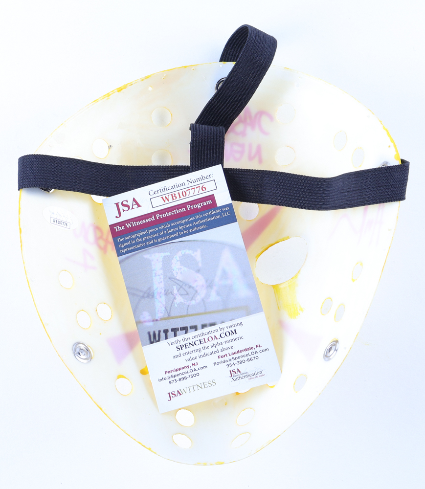 Ari Lehman Signed "Friday the 13th" Mask Inscribed "Jason 1" & "Jason Never Dies!" (JSA) at PristineAuction.com Ari Lehman Signed "Friday the 13th" Mask Inscribed "Jason 1" & "Jason Never Dies!" (JSA) at PristineAuction.com