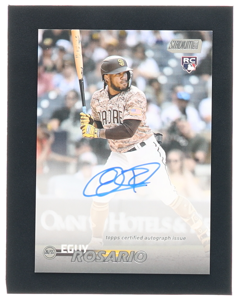 Eguy Rosario 2023 Stadium Club Autographs #SCBAERO RC at PristineAuction.com Eguy Rosario 2023 Stadium Club Autographs #SCBAERO RC at PristineAuction.com