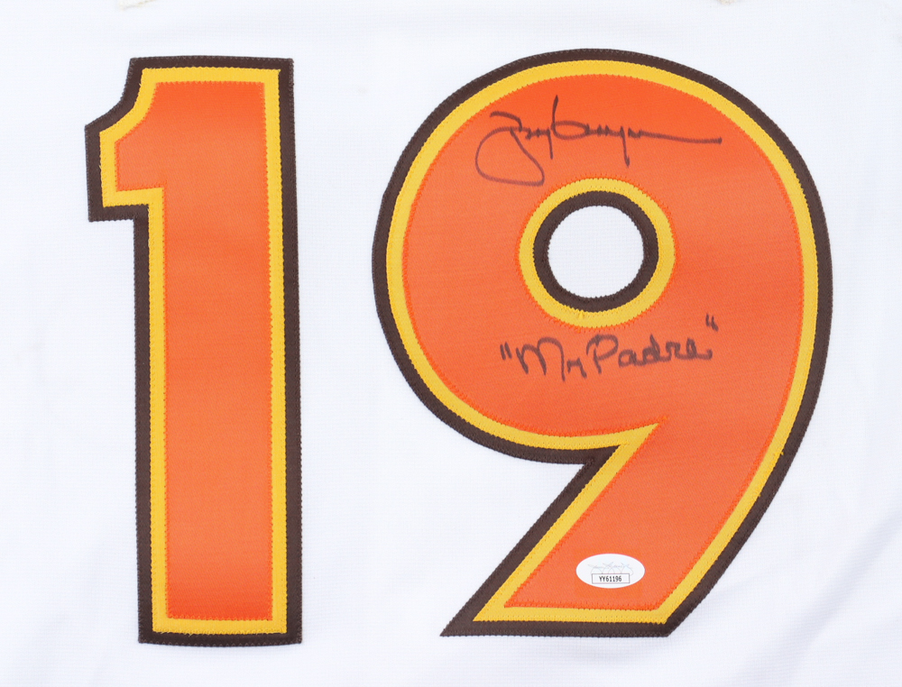 Tony Gwynn Signed Padres Jersey Inscribed "Mr. Padre" (JSA) at PristineAuction.com Tony Gwynn Signed Padres Jersey Inscribed "Mr. Padre" (JSA) at PristineAuction.com