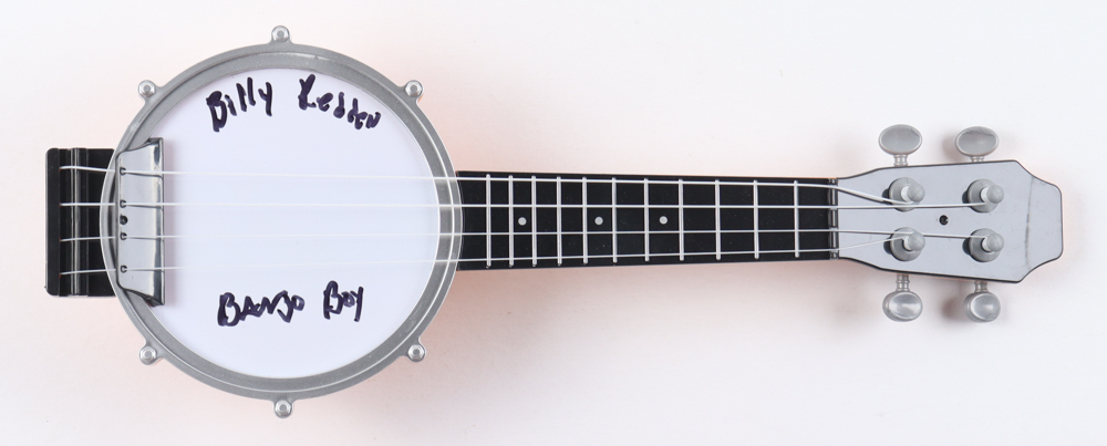 Billy Redden Signed Mini Banjo Toy Inscribed "Banjo Boy" (JSA) at PristineAuction.com Billy Redden Signed Mini Banjo Toy Inscribed "Banjo Boy" (JSA) at PristineAuction.com