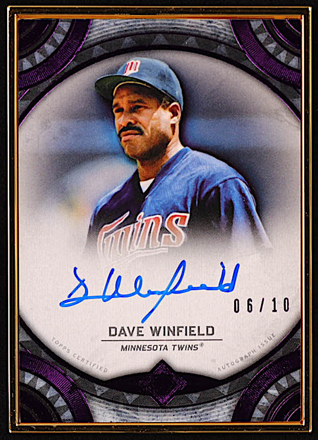 Dave Winfield 2022 Topps Transcendent Transcendent Collection Autographs Purple #TCADW #06/10 at PristineAuction.com Dave Winfield 2022 Topps Transcendent Transcendent Collection Autographs Purple #TCADW #06/10 at PristineAuction.com