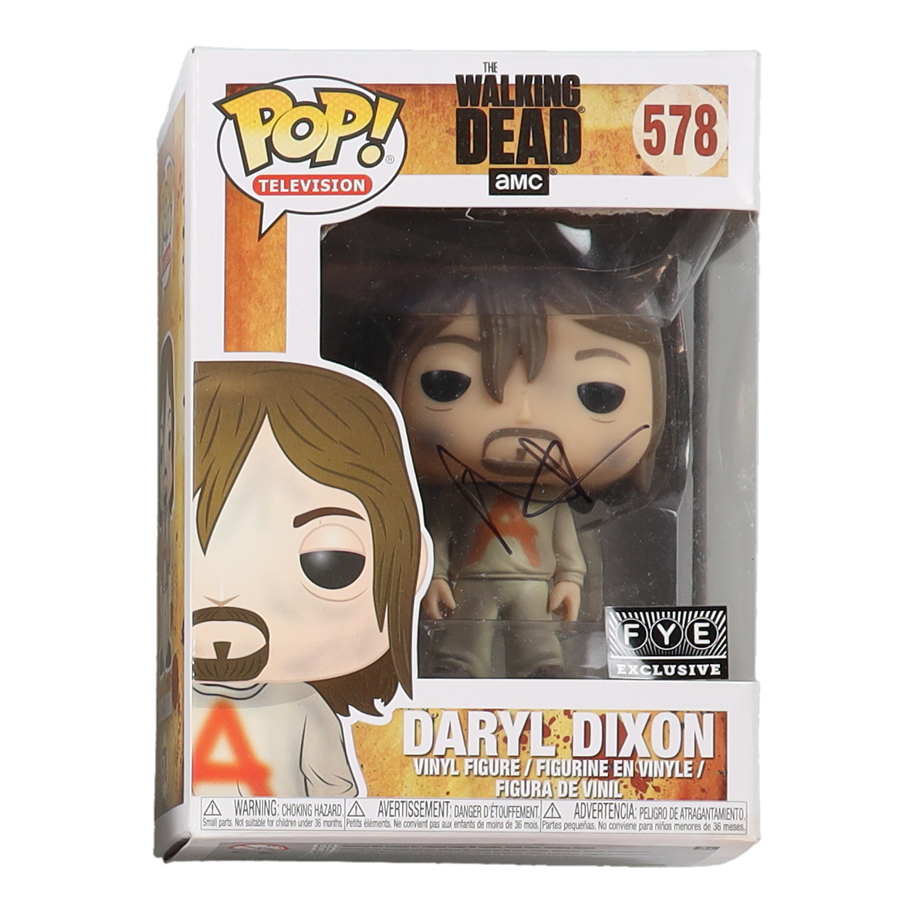Norman Reedus Signed "The Walking Dead" #578 Daryl Dixon Funko Pop! Vinyl Figure (AutographCOA) at PristineAuction.com Norman Reedus Signed "The Walking Dead" #578 Daryl Dixon Funko Pop! Vinyl Figure (AutographCOA) at PristineAuction.com