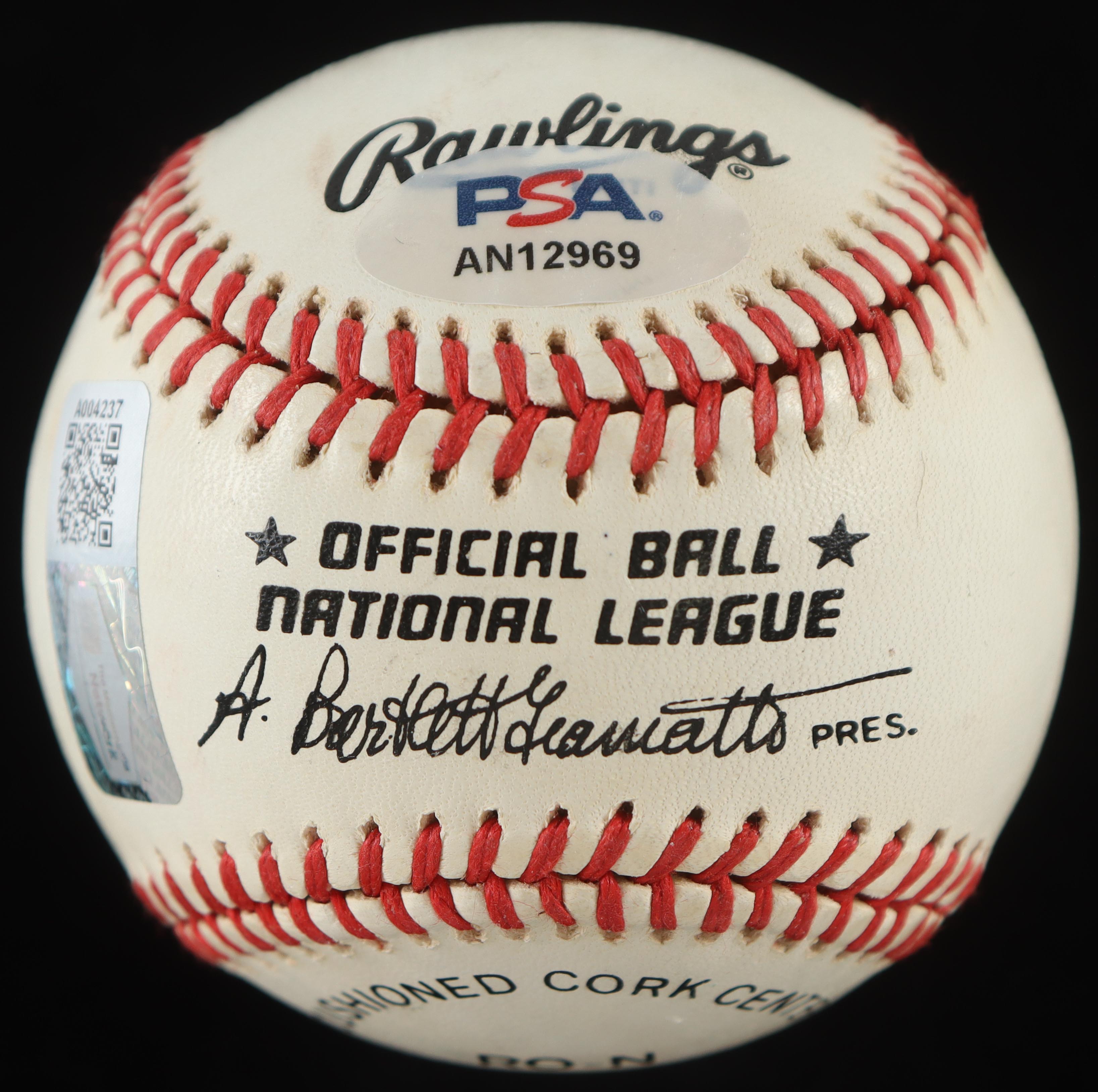 Bob GIbson Signed ONL Baseball in All-Wood Display Case (PSA) at PristineAuction.com Bob GIbson Signed ONL Baseball in All-Wood Display Case (PSA) at PristineAuction.com