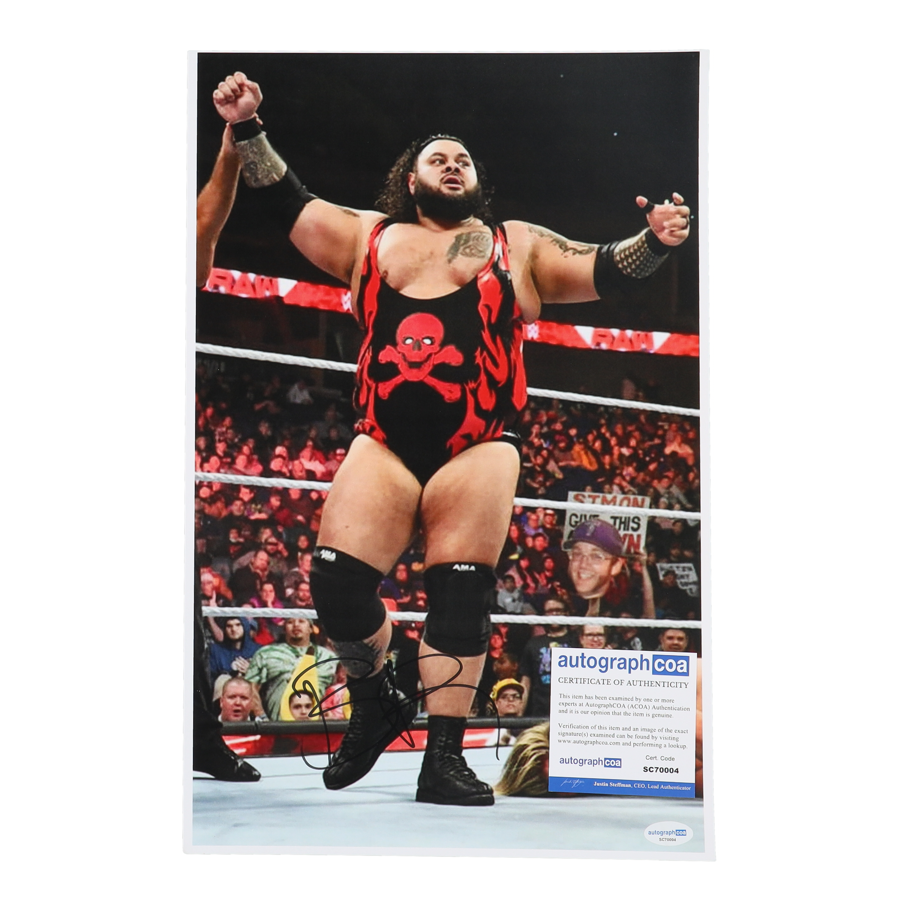 Bronson Reed Signed WWE 11x17 Photo (AutographCOA) at PristineAuction.com Bronson Reed Signed WWE 11x17 Photo (AutographCOA) at PristineAuction.com