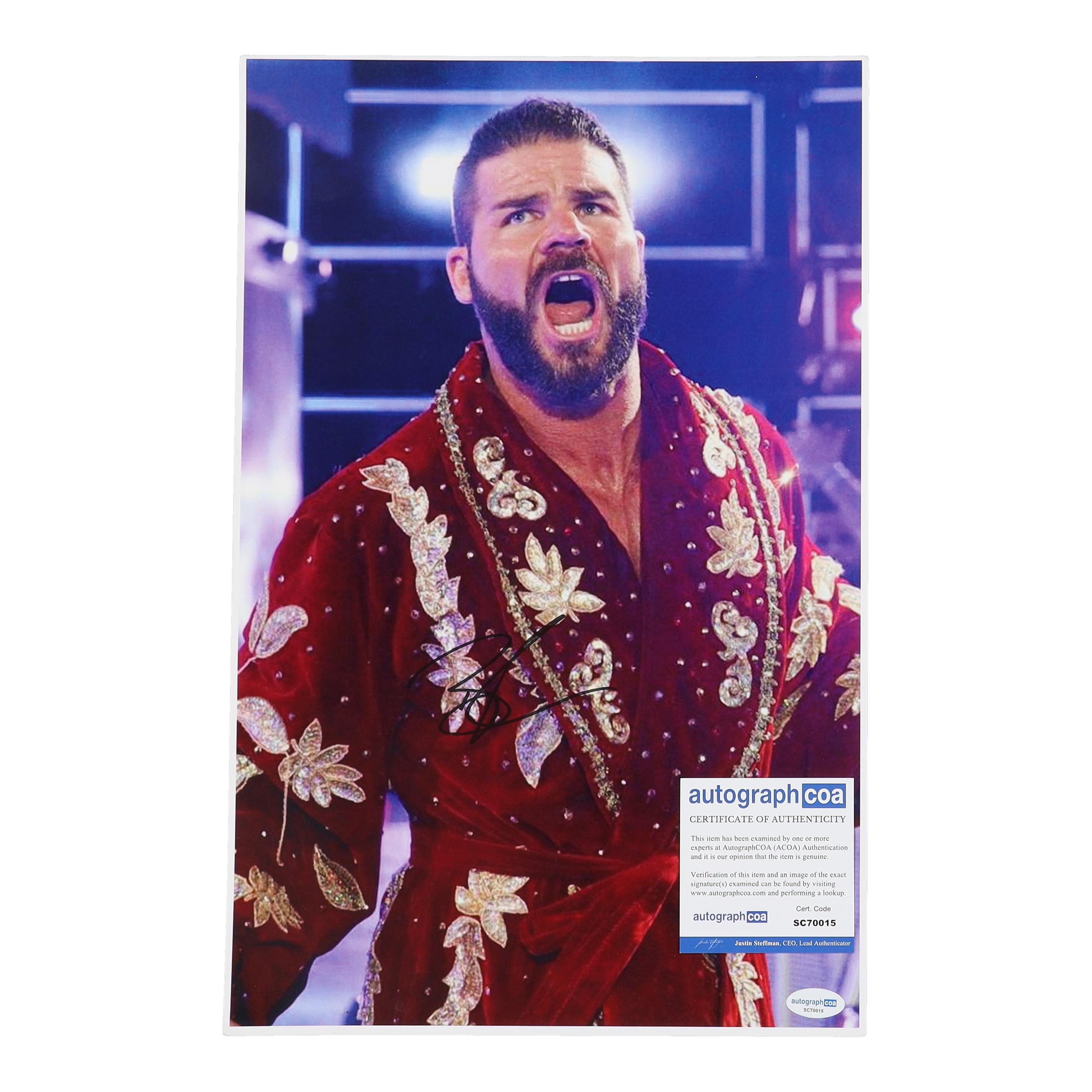 Bobby Roode Signed WWE 11x17 Photo (AutographCOA) | Pristine Auction