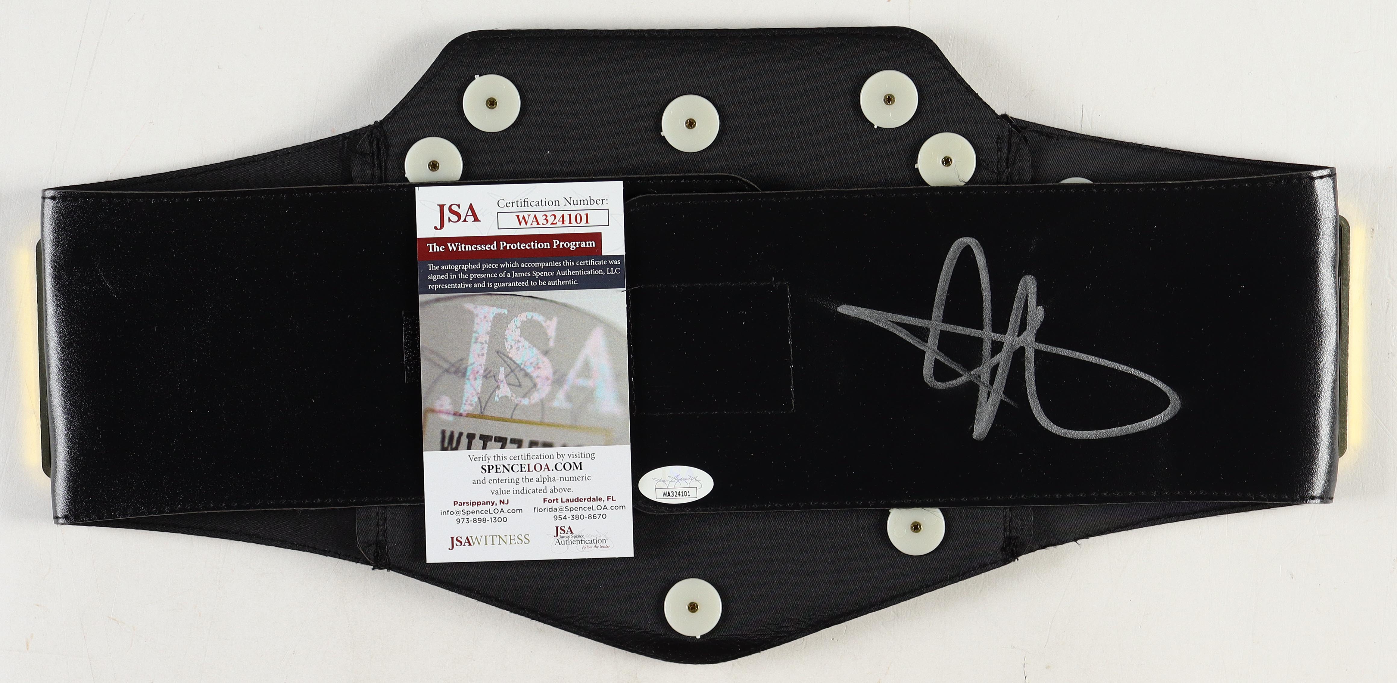 John Cena Signed WWE Championship Belt (JSA) at PristineAuction.com John Cena Signed WWE Championship Belt (JSA) at PristineAuction.com