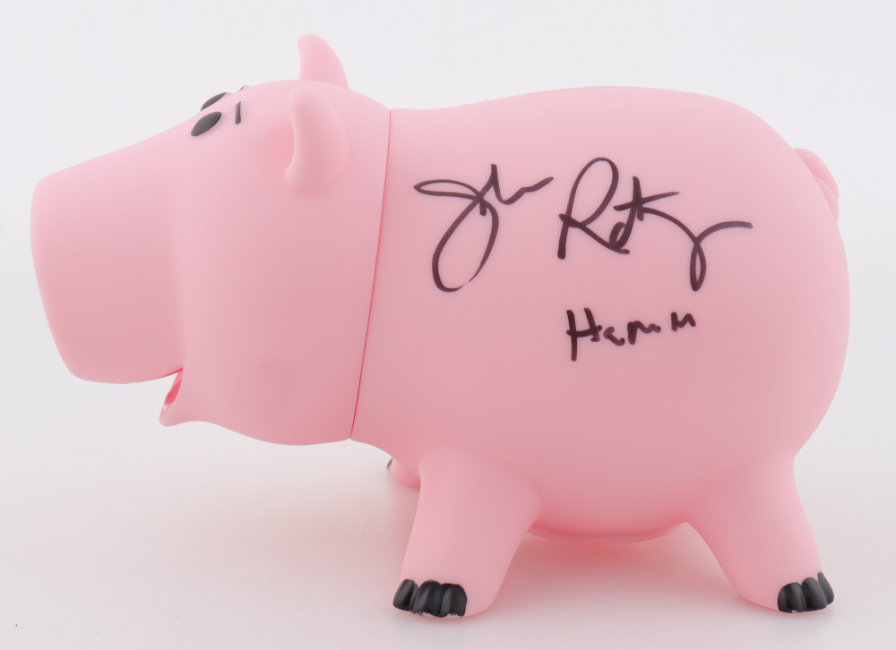 John Ratzenberger Signed "Toy Story" Piggy Bank Inscribed "Hamm" (Beckett) at PristineAuction.com John Ratzenberger Signed "Toy Story" Piggy Bank Inscribed "Hamm" (Beckett) at PristineAuction.com