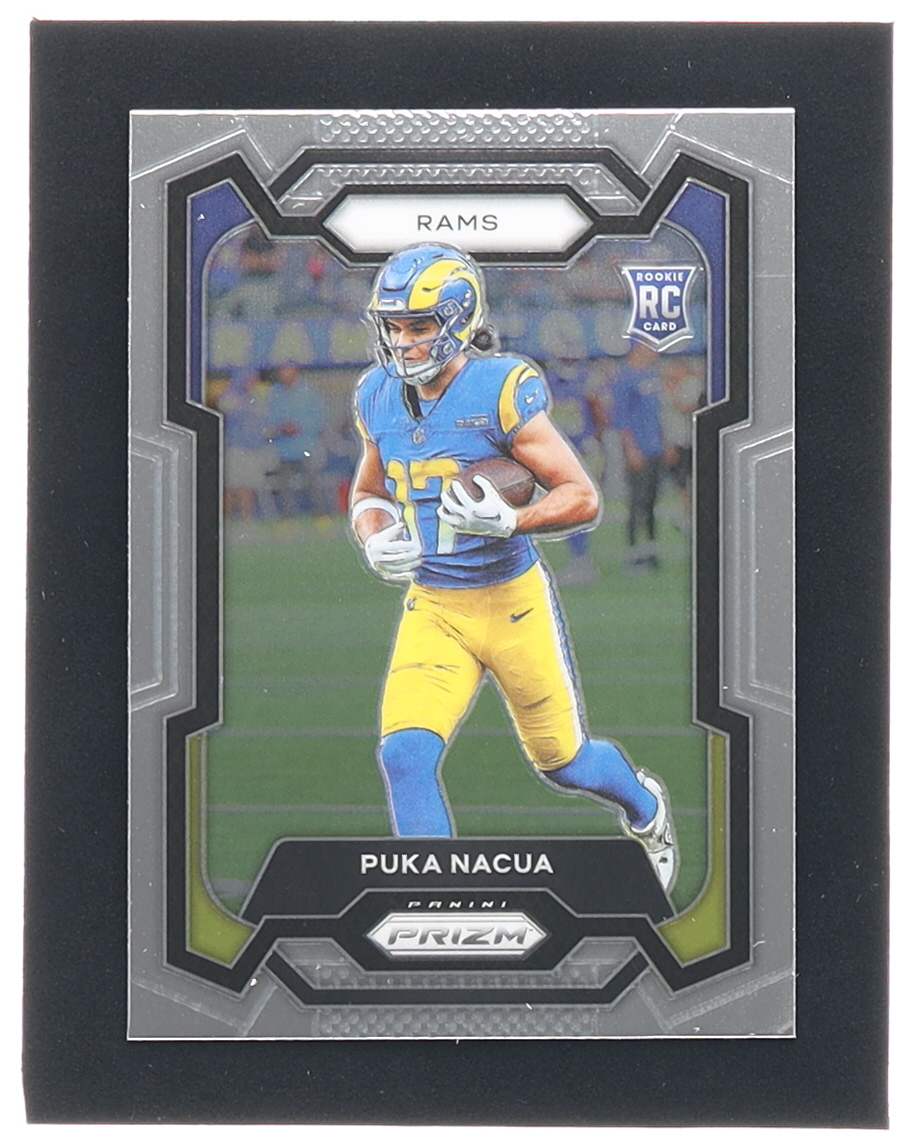 Puka Nacua 2023 Panini Prizm #357 RC at PristineAuction.com Puka Nacua 2023 Panini Prizm #357 RC at PristineAuction.com
