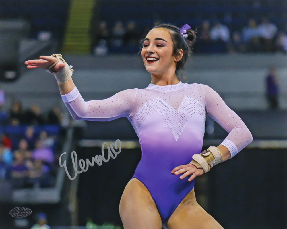 Aleah Finnegan Signed LSU Tigers 8x10 Photo (Leaf) at PristineAuction.com Aleah Finnegan Signed LSU Tigers 8x10 Photo (Leaf) at PristineAuction.com