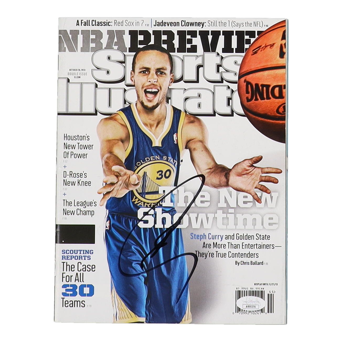 Stephen Curry Signed 2013 "Sports Illustrated" Magazine (JSA) at PristineAuction.com Stephen Curry Signed 2013 "Sports Illustrated" Magazine (JSA) at PristineAuction.com