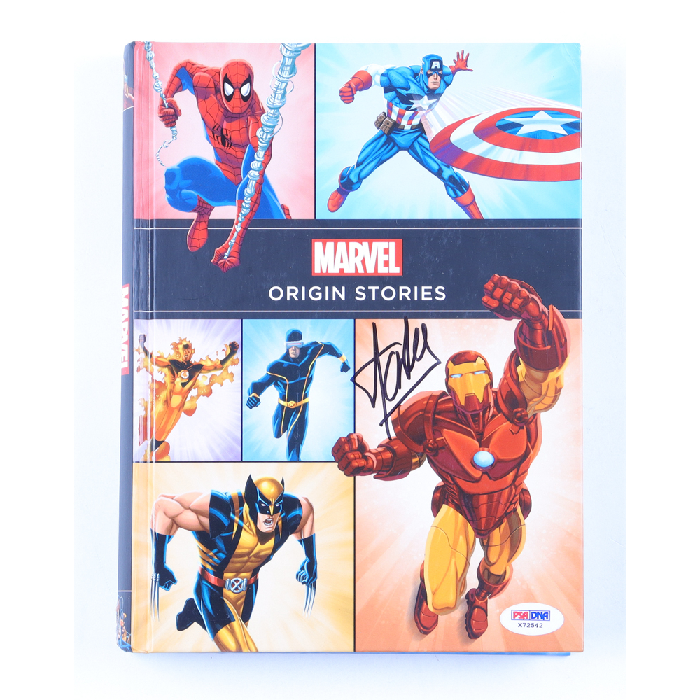 Stan Lee Signed "Marvel Origin Stories" Hardcover Book (PSA) | Pristine