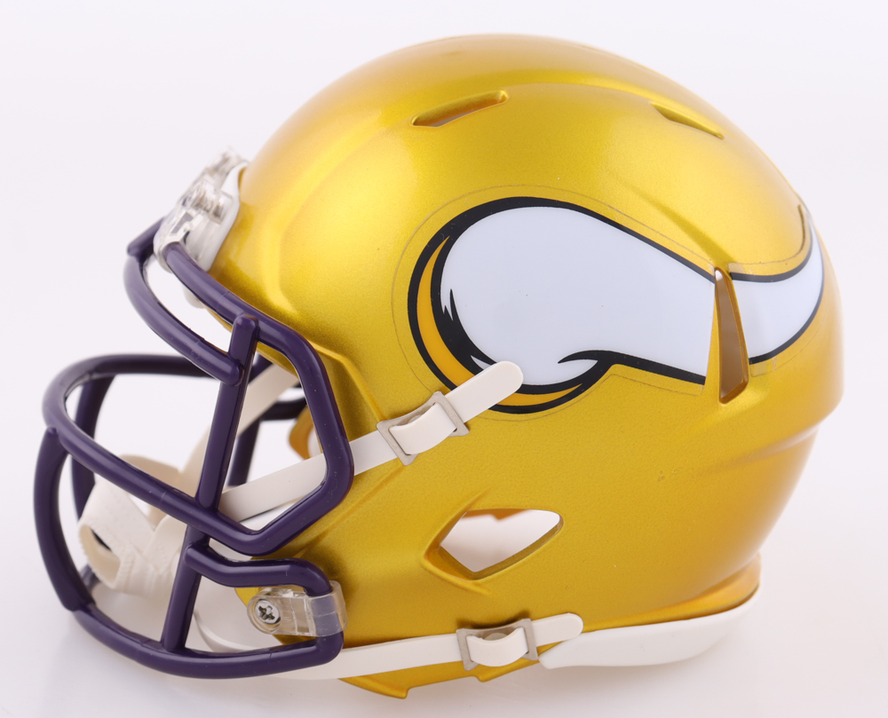 Paul Krause Signed Vikings Flash Speed Mini Helmet (JSA) at PristineAuction.com Paul Krause Signed Vikings Flash Speed Mini Helmet (JSA) at PristineAuction.com