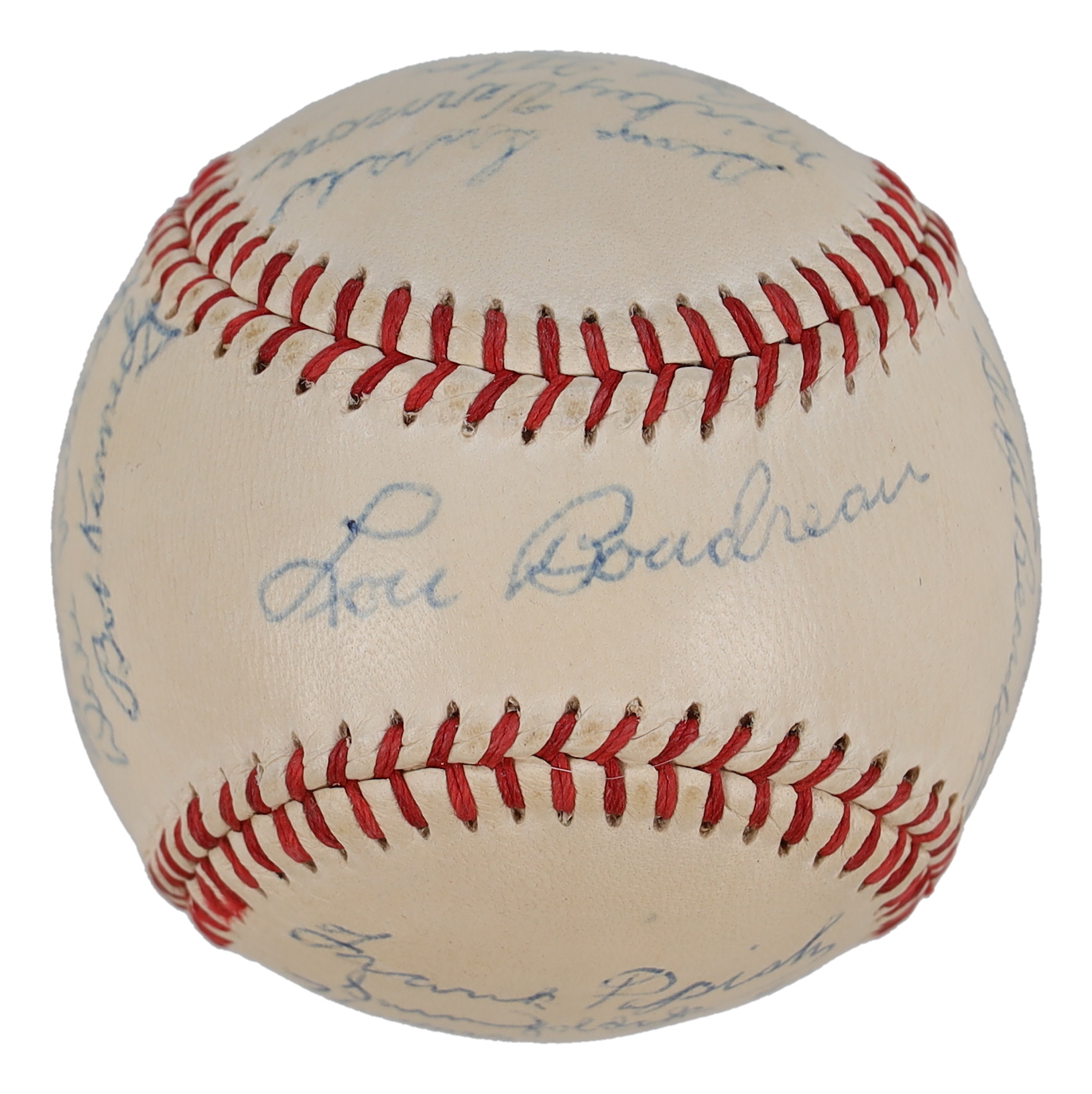 1948 World Series Champion Indians Baseball Team-Signed by (25) with Joe Gordon, Larry Doby, Bob Lemon, Bob Feller, Early Wynn (JSA) at PristineAuction.com 1948 World Series Champion Indians Baseball Team-Signed by (25) with Joe Gordon, Larry Doby, Bob Lemon, Bob Feller, Early Wynn (JSA) at PristineAuction.com