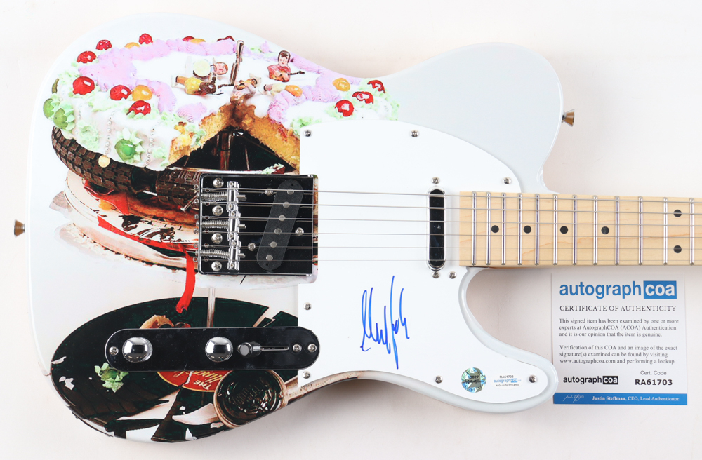Mick Taylor Signed Glarry FullSize Electric Guitar (ACOA & Autograph