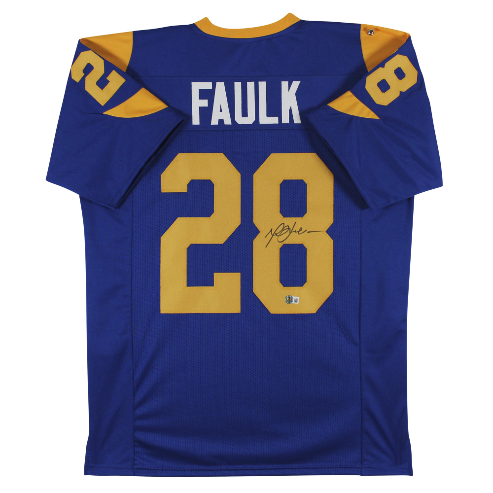 Marshall Faulk Signed Jersey (Beckett) at PristineAuction.com