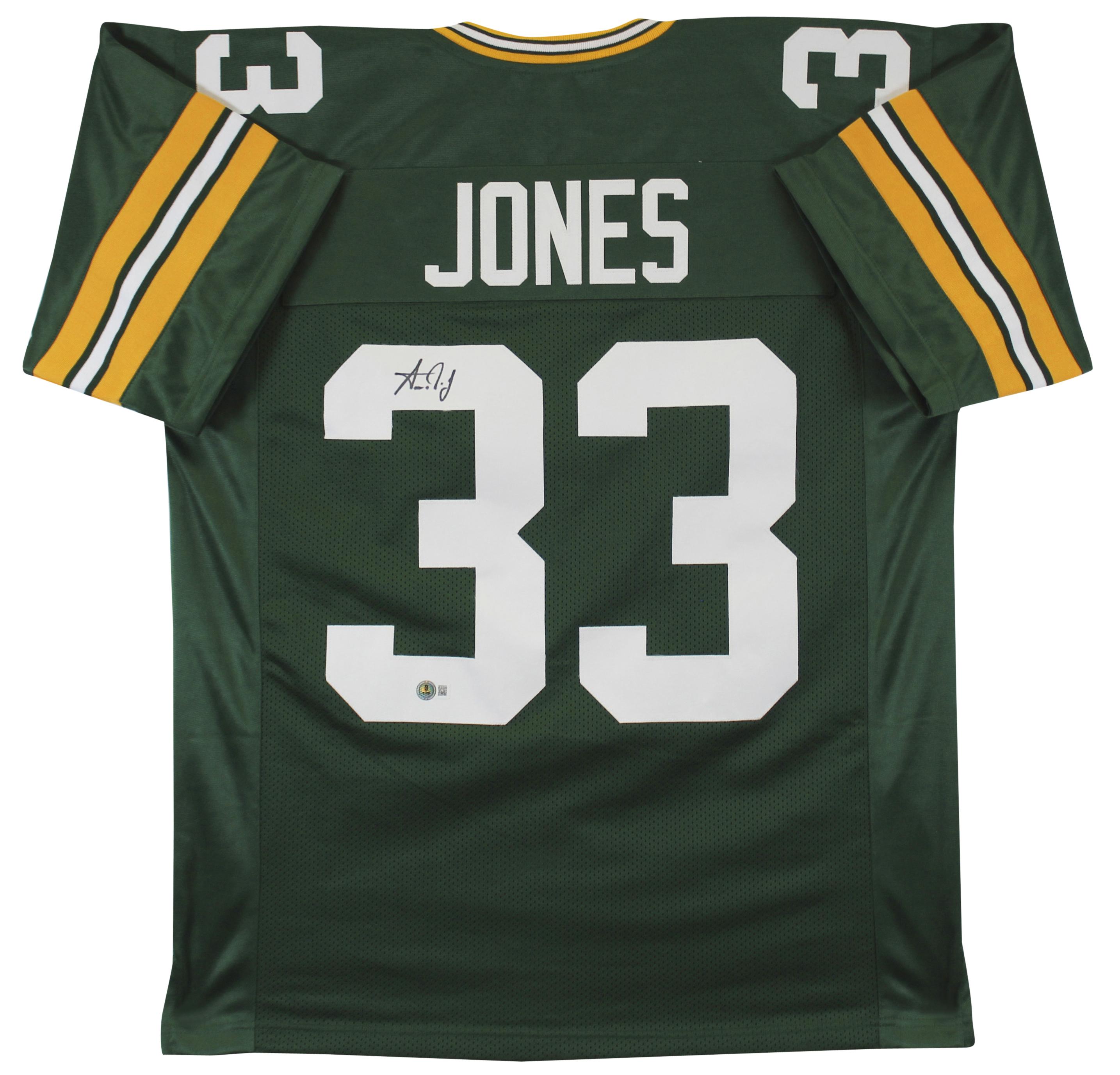 Aaron Jones Signed Jersey (Beckett) at PristineAuction.com Aaron Jones Signed Jersey (Beckett) at PristineAuction.com