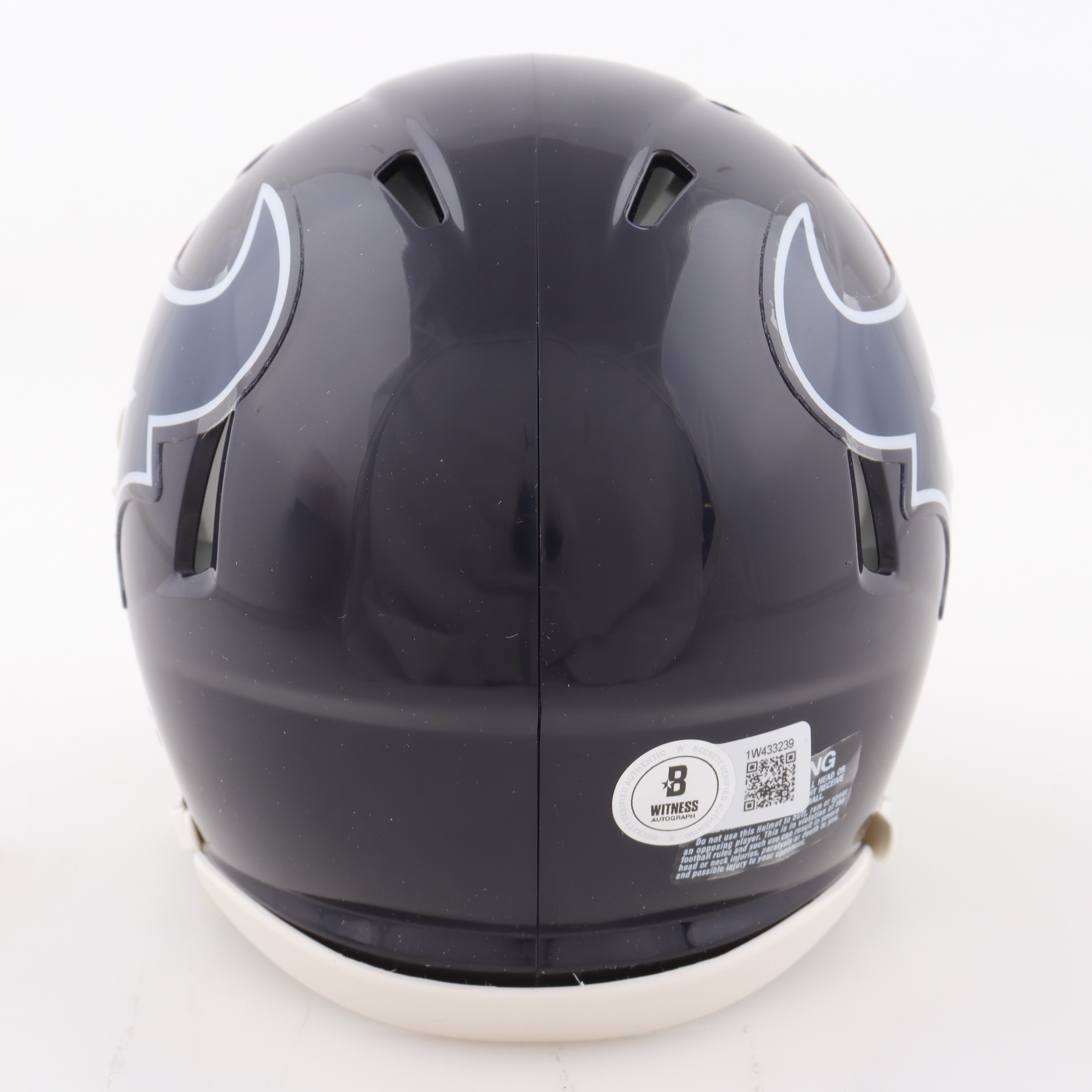 Nico Collins Signed Texans Speed Mini Helmet (Beckett) at PristineAuction.com Nico Collins Signed Texans Speed Mini Helmet (Beckett) at PristineAuction.com