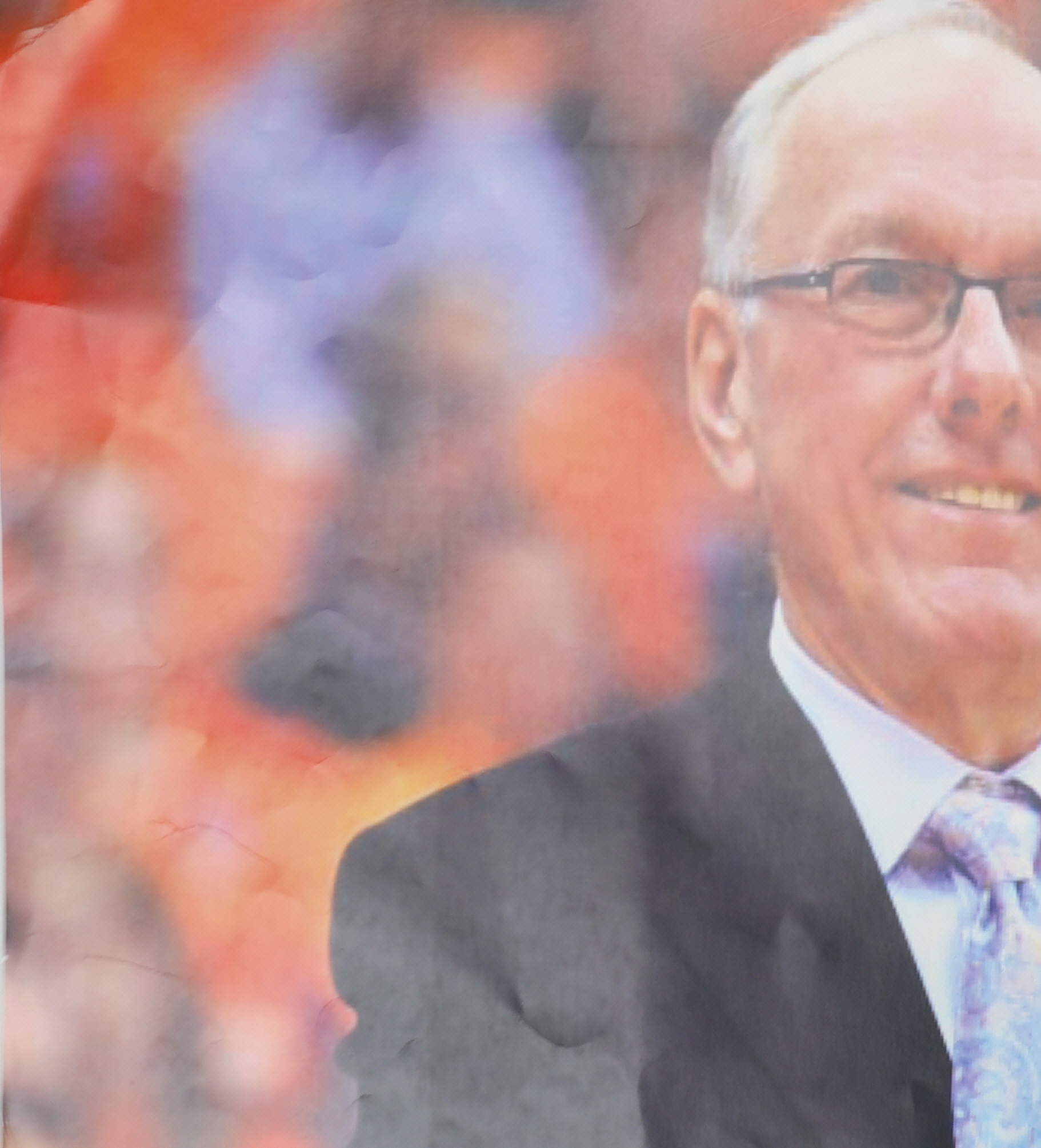 Jim Boeheim Signed 16x11 Photo Inscribed "Best SU Fan Ever , Cool Basement!" (Steiner) at PristineAuction.com Jim Boeheim Signed 16x11 Photo Inscribed "Best SU Fan Ever , Cool Basement!" (Steiner) at PristineAuction.com