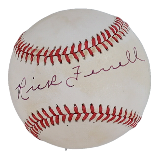 Rick Ferrell Signed OAL Baseball (Beckett) at PristineAuction.com Rick Ferrell Signed OAL Baseball (Beckett) at PristineAuction.com