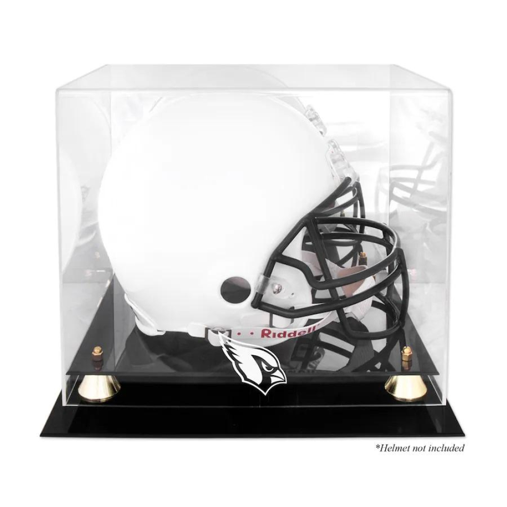 Cardinals Logo Full-Size Helmet Base & Gold Risers Base Mirrored ...