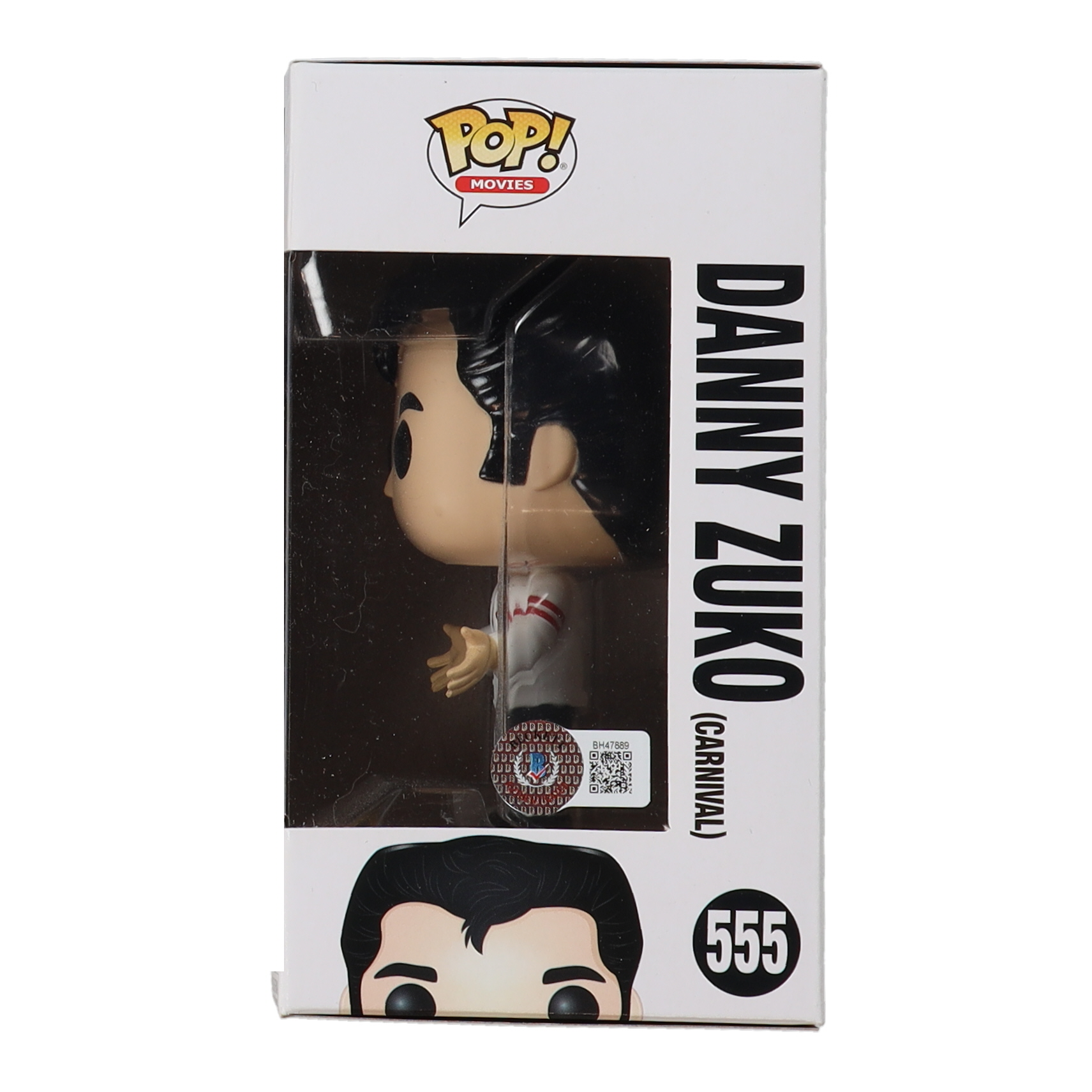 John Travolta Signed "Grease" Danny Zuko #555 Funko Pop! Vinyl Figure (Beckett) at PristineAuction.com John Travolta Signed "Grease" Danny Zuko #555 Funko Pop! Vinyl Figure (Beckett) at PristineAuction.com