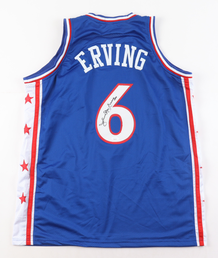 Julius "Dr. J" Erving Signed Jersey (JSA) at PristineAuction.com Julius "Dr. J" Erving Signed Jersey (JSA) at PristineAuction.com