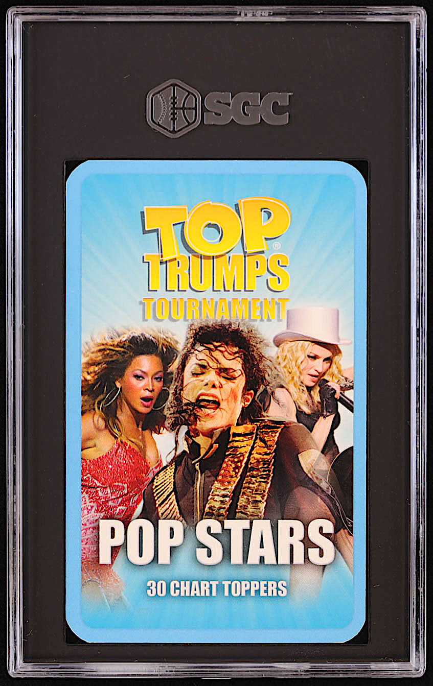 Britney Spears 2009 Top Trumps Tournament Pop Stars #NNO (SGC 9.5) at PristineAuction.com Britney Spears 2009 Top Trumps Tournament Pop Stars #NNO (SGC 9.5) at PristineAuction.com
