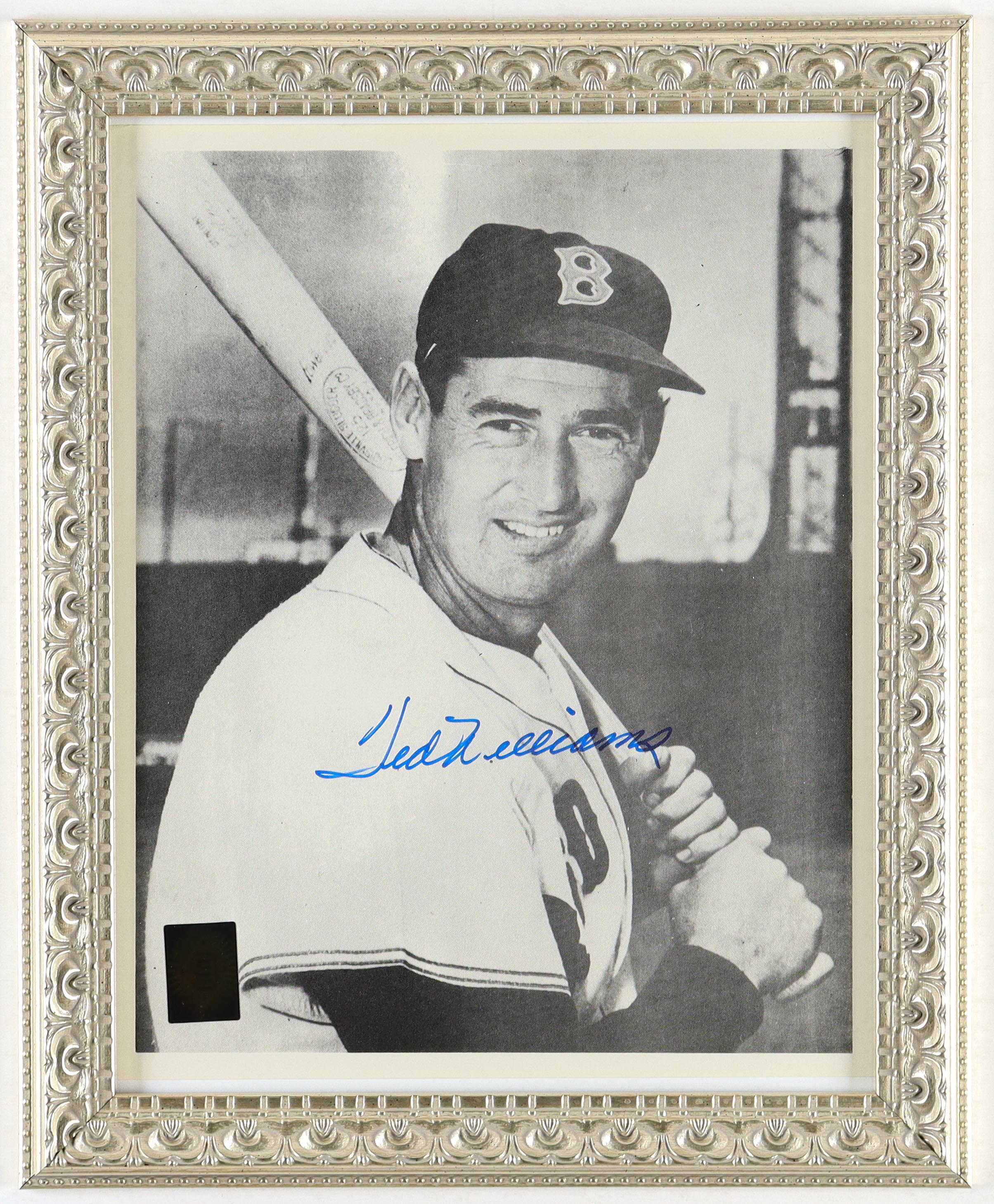 Ted Williams Signed Custom Framed Photo Display (Williams) at PristineAuction.com Ted Williams Signed Custom Framed Photo Display (Williams) at PristineAuction.com
