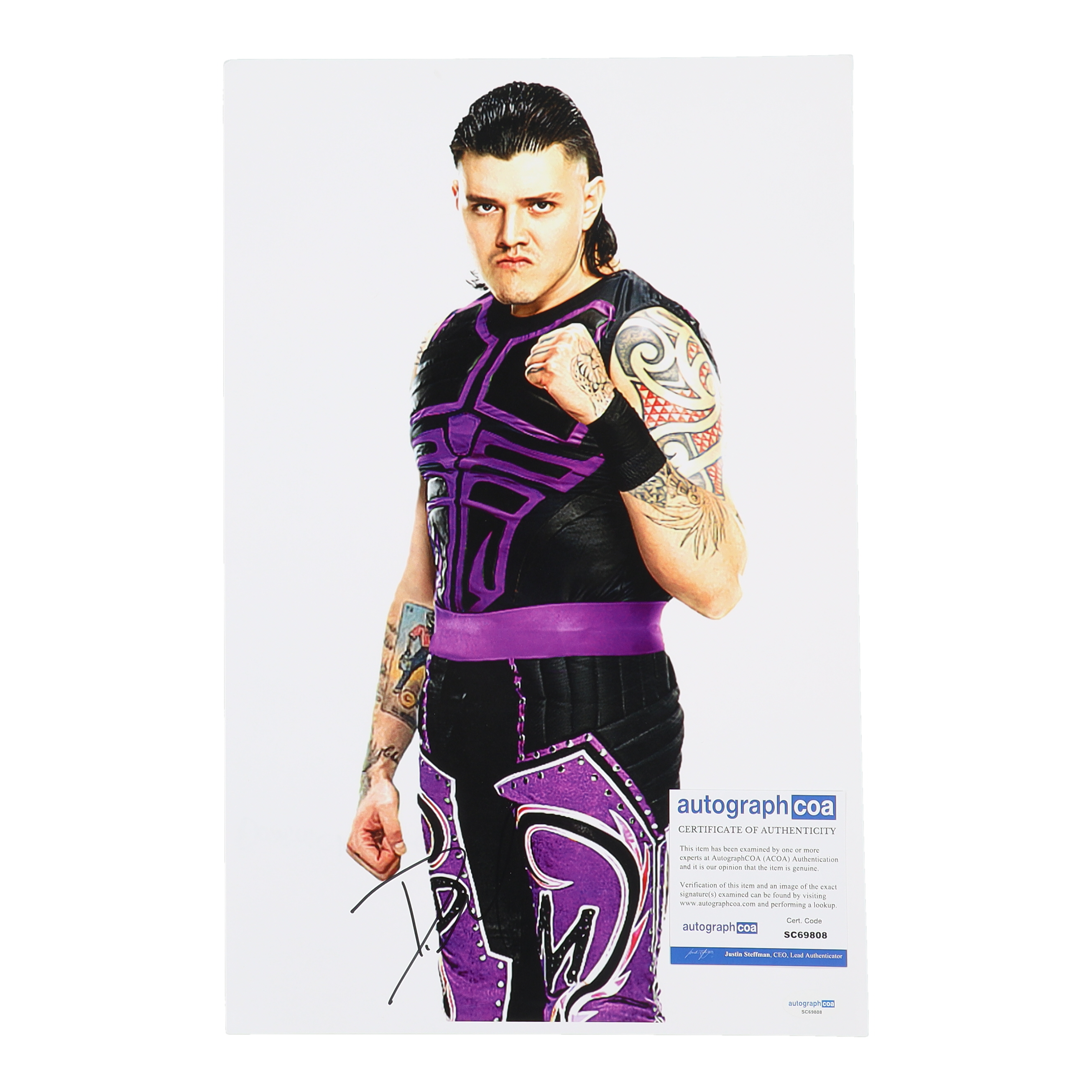 Dominik Mysterio Signed WWE 11x17 Photo (ACOA) at PristineAuction.com Dominik Mysterio Signed WWE 11x17 Photo (ACOA) at PristineAuction.com