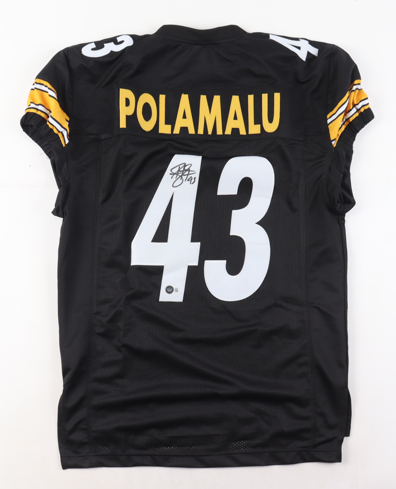 Troy Polamalu Signed Jersey (Beckett) at PristineAuction.com Troy Polamalu Signed Jersey (Beckett) at PristineAuction.com